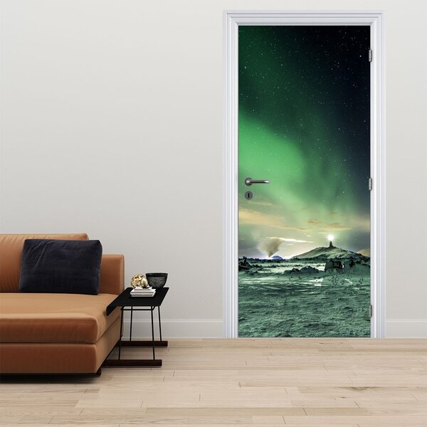 Foto tapeta za vrata -Polarna svijetlost (95x205cm)