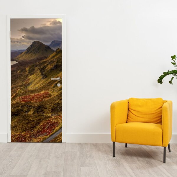 Foto tapeta za vrata - Škotske planine (95x205cm)