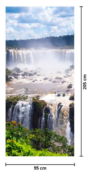 Foto tapeta za vrata - Slapovi, Iguassu (95x205cm)