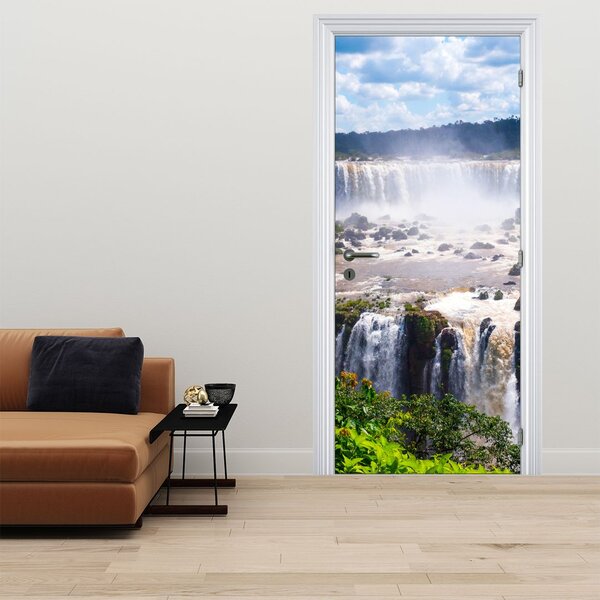 Foto tapeta za vrata - Slapovi, Iguassu (95x205cm)