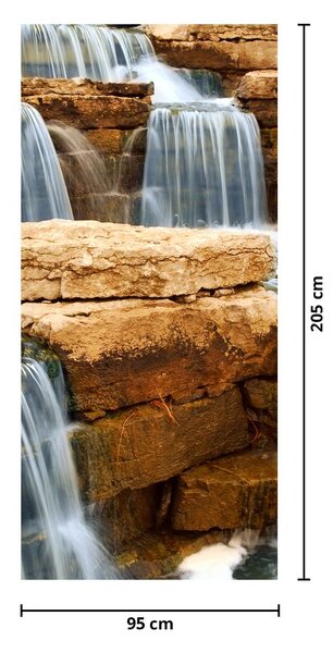 Foto tapeta za vrata - Slapovi (95x205cm)