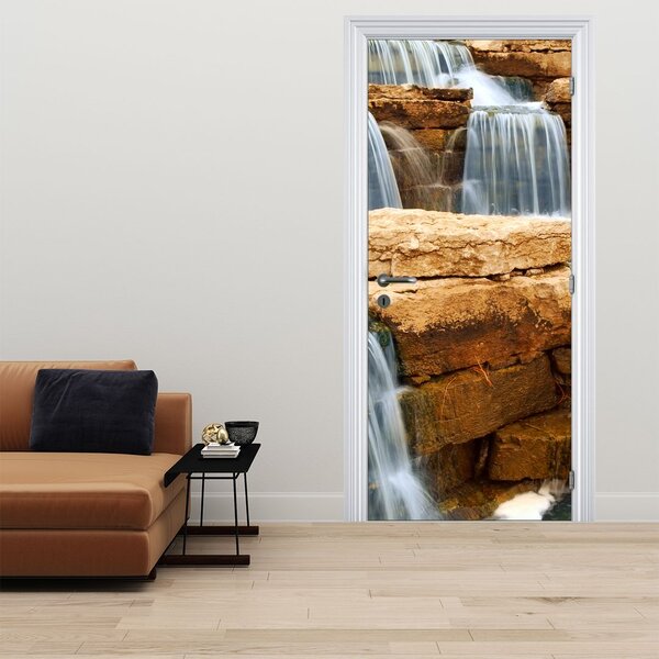 Foto tapeta za vrata - Slapovi (95x205cm)