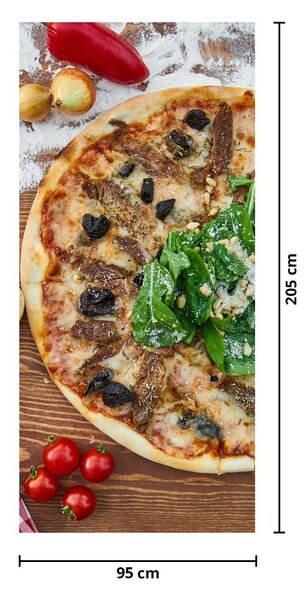 Foto tapeta za vrata - Pizza (95x205cm)