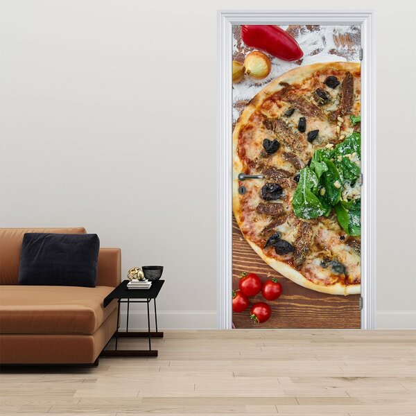 Foto tapeta za vrata - Pizza (95x205cm)
