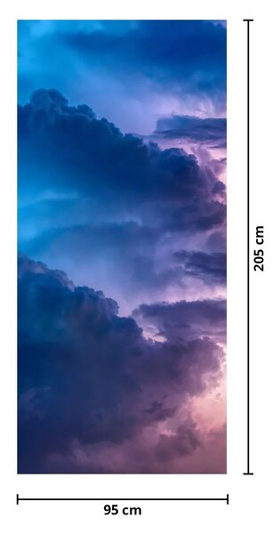 Foto tapeta za vrata - Oblaci (95x205cm)