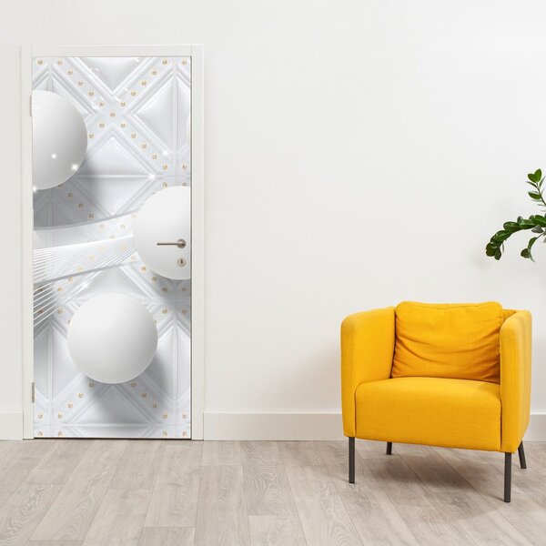 Foto tapeta za vrata - Apstraktna kugla (95x205cm)