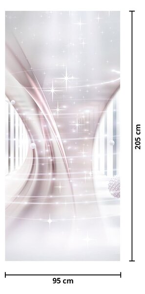 Foto tapeta za vrata - Krhki vrtlog (95x205cm)