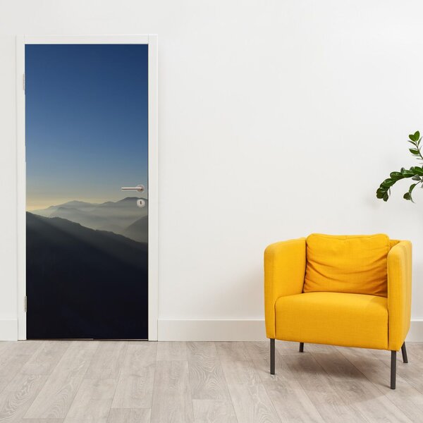 Foto tapeta za vrata - Iznad planinskih vrhova (95x205cm)