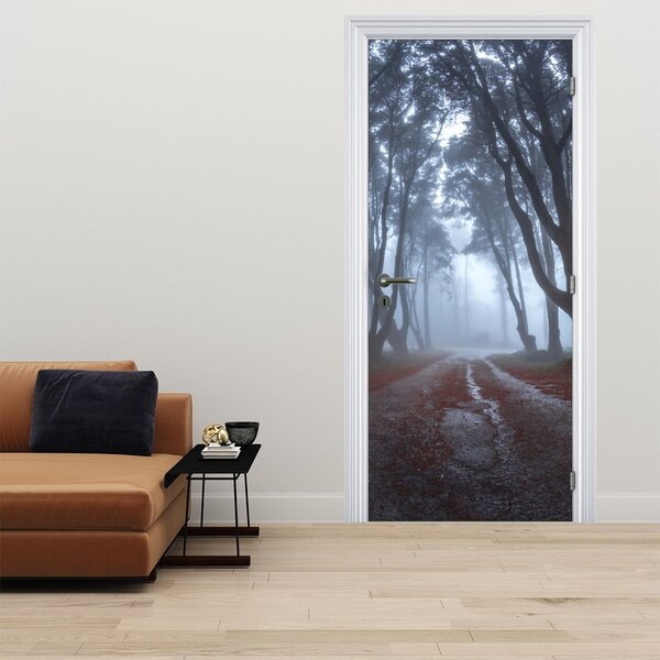 Foto tapeta za vrata - Na kišni dan (95x205cm)