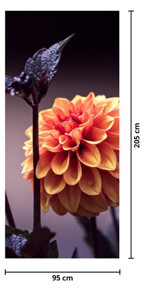 Foto tapeta za vrata - Cvijetić (95x205cm)