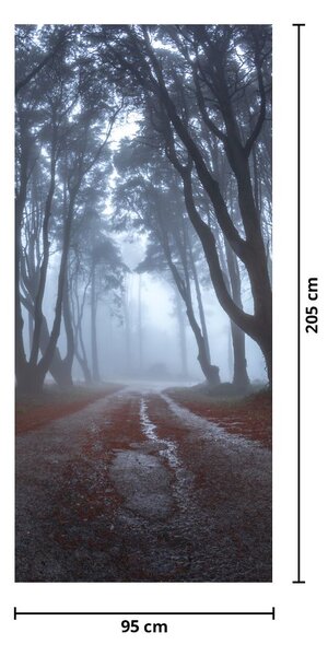 Foto tapeta za vrata - Na kišni dan (95x205cm)