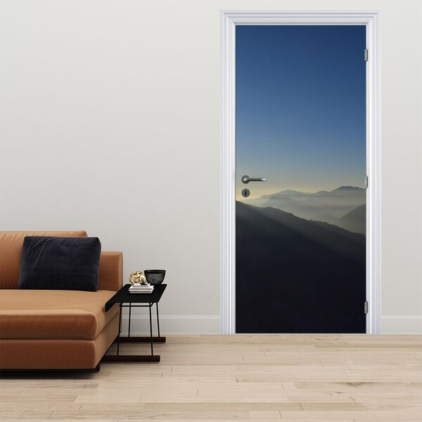 Foto tapeta za vrata - Iznad planinskih vrhova (95x205cm)