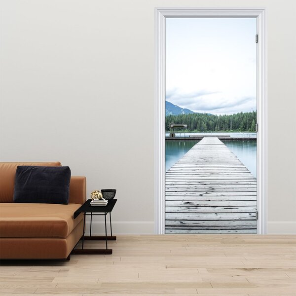 Foto tapeta za vrata - Pogled s mola (95x205cm)