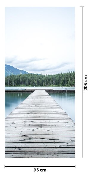 Foto tapeta za vrata - Pogled s mola (95x205cm)