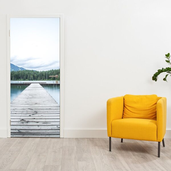 Foto tapeta za vrata - Pogled s mola (95x205cm)
