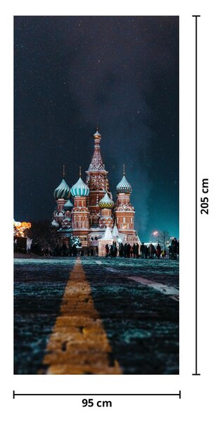 Foto tapeta za vrata - Građevina u Rusiji (95x205cm)