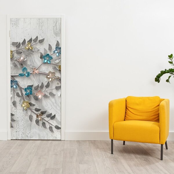 Foto tapeta za vrata - Na grani, apstraktno (95x205cm)