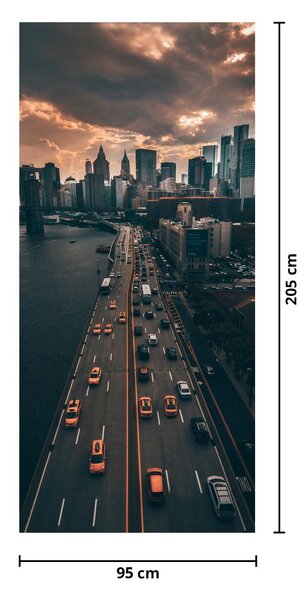 Foto tapeta za vrata - Manhattan (95x205cm)