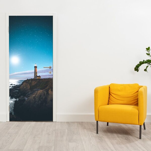 Foto tapeta za vrata - Svjetionik (95x205cm)