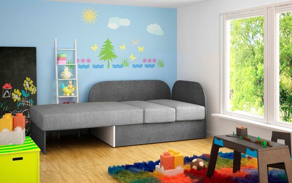 Mala sklopiva sofa ROSA, siva/tamnosiva