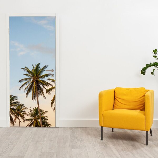 Foto tapeta za vrata - Palme (95x205cm)