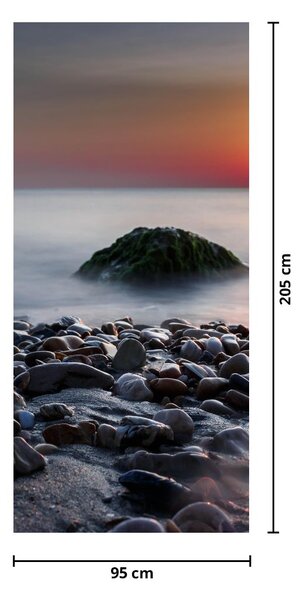 Foto tapeta za vrata - Na obali (95x205cm)