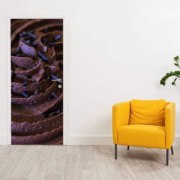 Foto tapeta za vrata - Čokoladni kolačić (95x205cm)