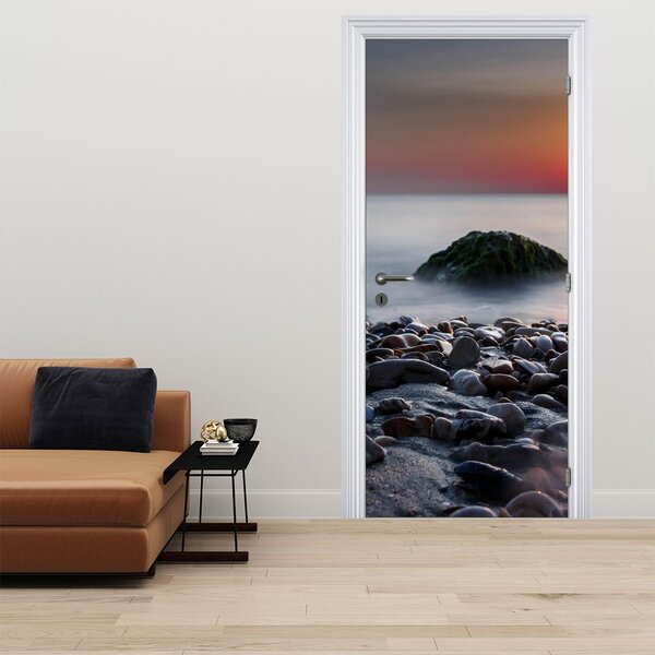 Foto tapeta za vrata - Na obali (95x205cm)