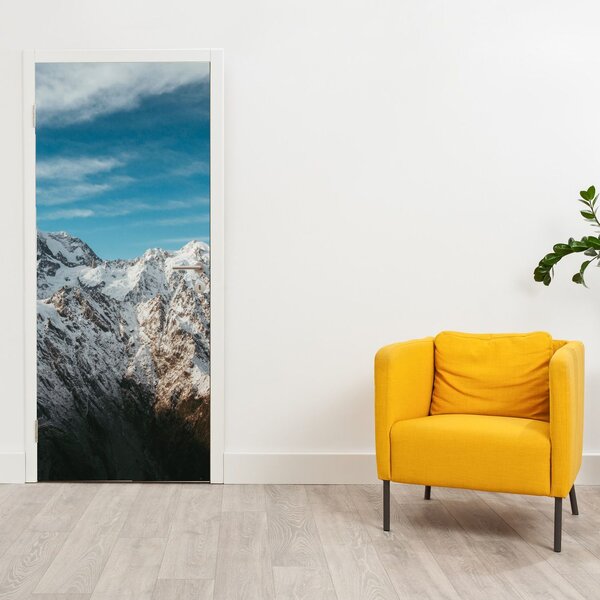 Foto tapeta za vrata - Snježni vrhovi (95x205cm)