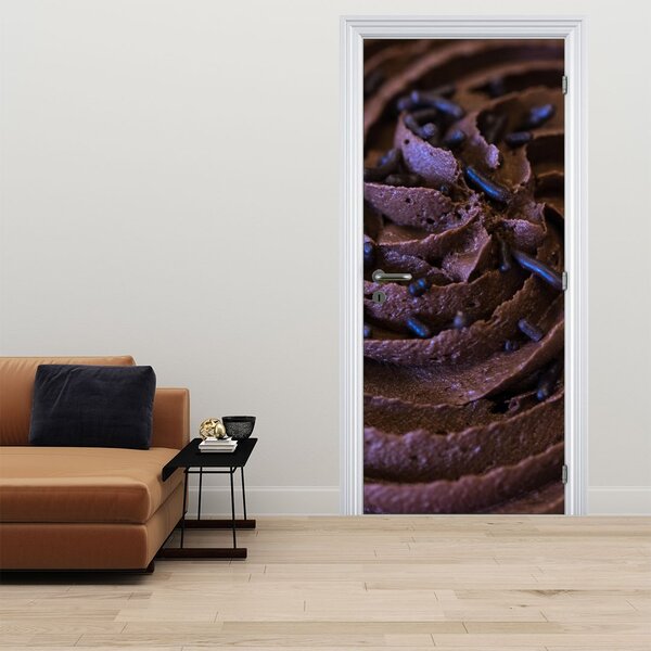 Foto tapeta za vrata - Čokoladni kolačić (95x205cm)