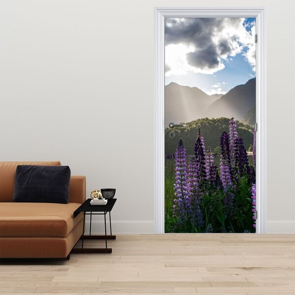Foto tapeta za vrata - Krajolik lupine (95x205cm)