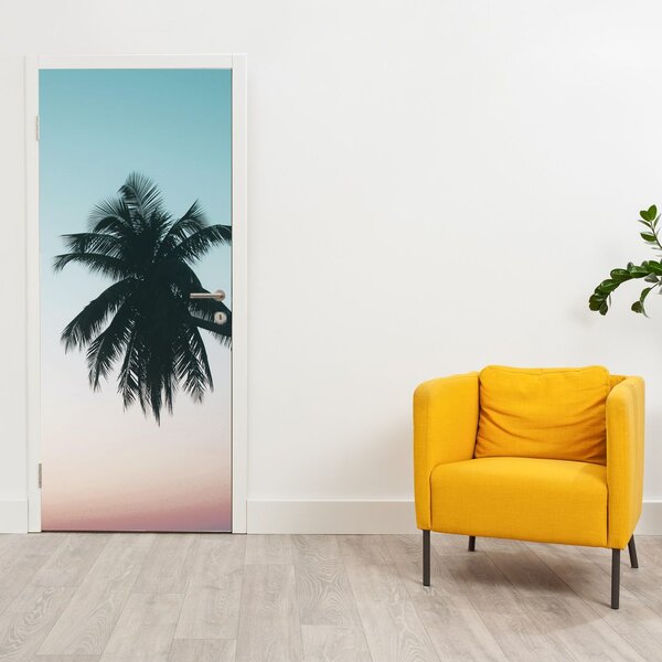 Foto tapeta za vrata - Palma na Baliju (95x205cm)