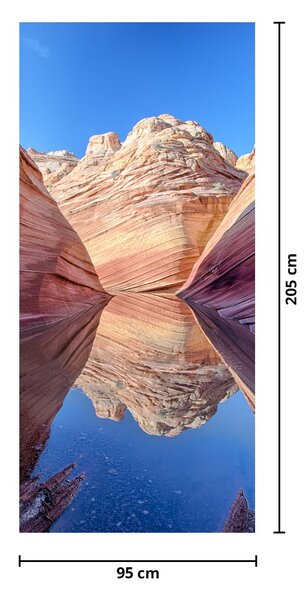 Foto tapeta za vrata - Arizonski valovi (95x205cm)