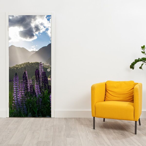 Foto tapeta za vrata - Krajolik lupine (95x205cm)