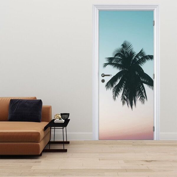 Foto tapeta za vrata - Palma na Baliju (95x205cm)
