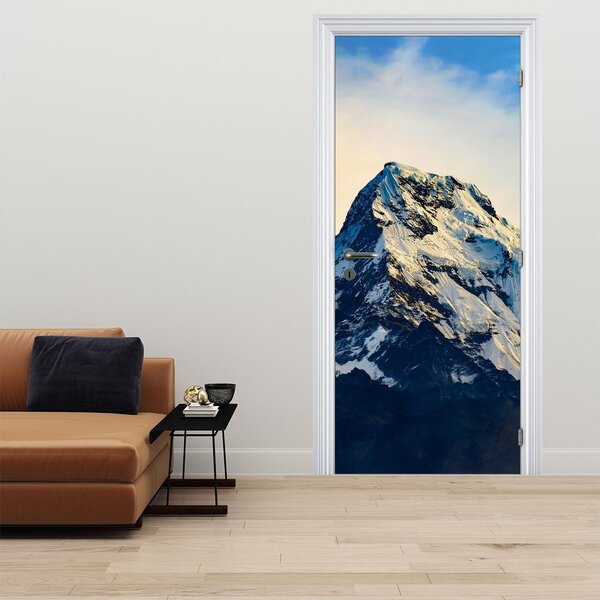 Foto tapeta za vrata - Snježne planine (95x205cm)