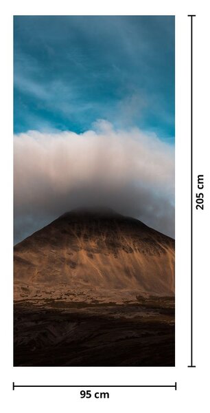 Foto tapeta za vrata - Oblak iznad vrha (95x205cm)