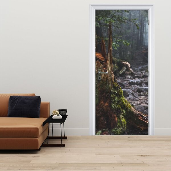Foto tapeta za vrata - U šumi (95x205cm)