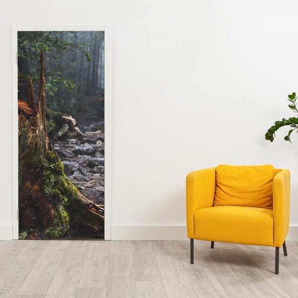 Foto tapeta za vrata - U šumi (95x205cm)