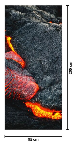 Foto tapeta za vrata - Lava (95x205cm)