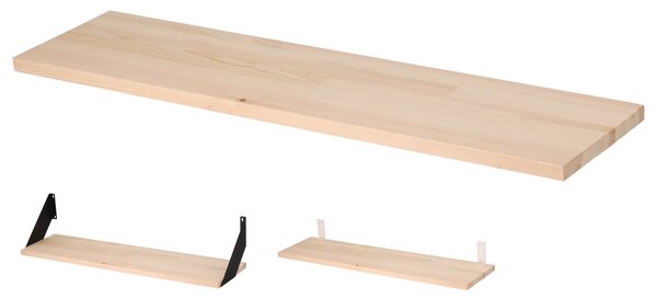 ATMOWOOD Polica od borovine 80 cm