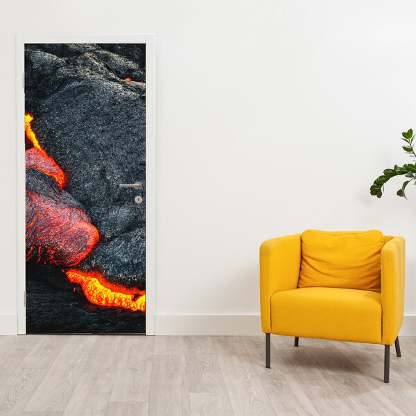 Foto tapeta za vrata - Lava (95x205cm)