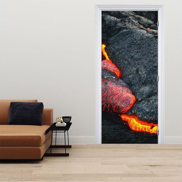 Foto tapeta za vrata - Lava (95x205cm)