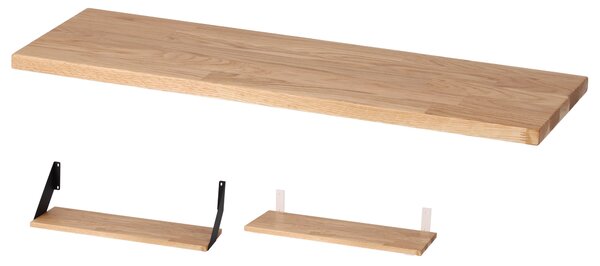 ATMOWOOD Polica od hrastovine 60 cm