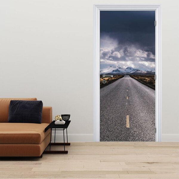 Foto tapeta za vrata - Put u pustinji (95x205cm)