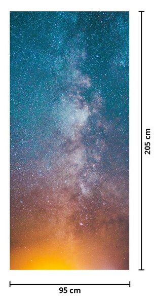 Foto tapeta za vrata - Mliječni put (95x205cm)