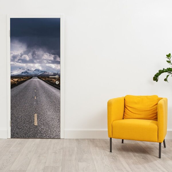 Foto tapeta za vrata - Put u pustinji (95x205cm)