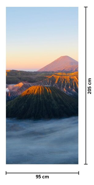 Foto tapeta za vrata - Mount Bromo u Indoneziji (95x205cm)