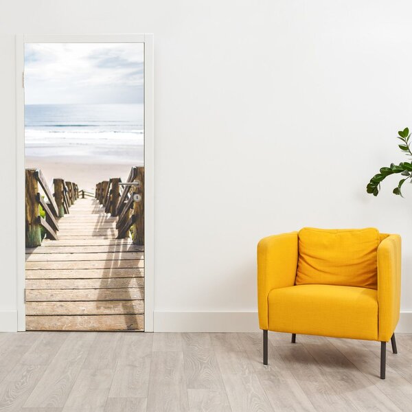Foto tapeta za vrata - Ulaz na plažu (95x205cm)