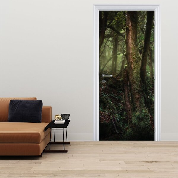 Foto tapeta za vrata - Tajanstvena šuma (95x205cm)